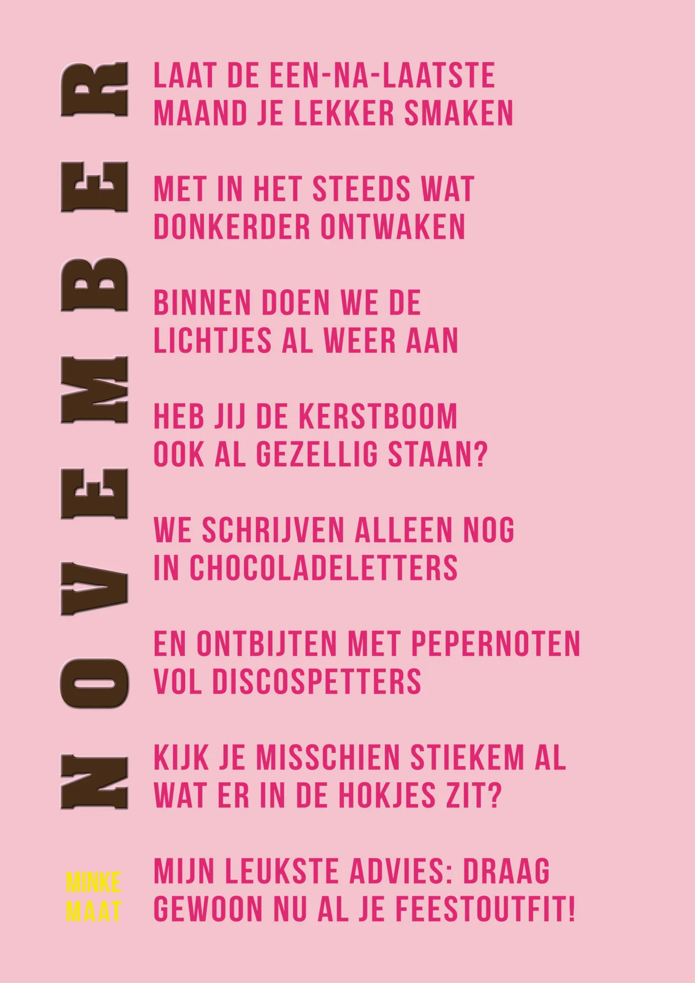 Novembergedicht minke maat